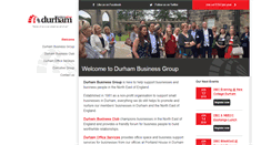 Desktop Screenshot of durhambusinessgroup.co.uk