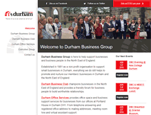 Tablet Screenshot of durhambusinessgroup.co.uk